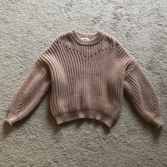Elodie Sweaters - Elodie Knit Blush Sweater